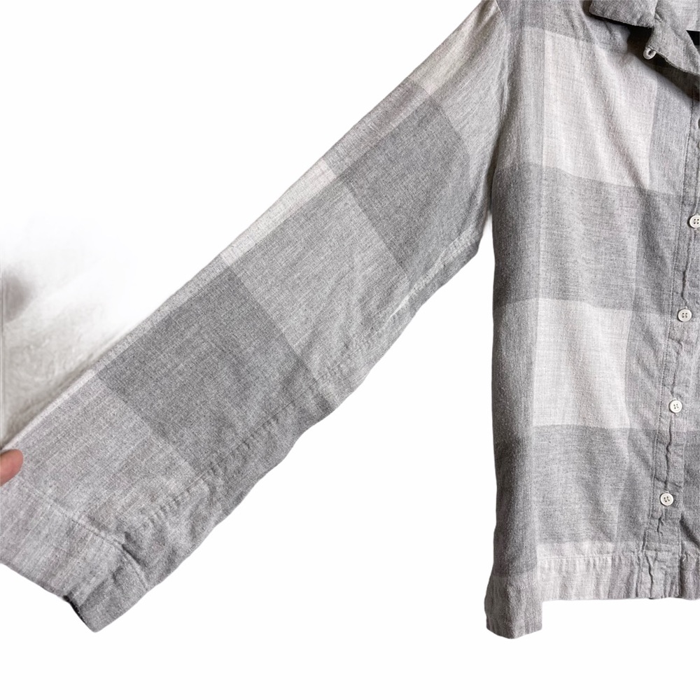 3/15 sale! COS Windowpane Plaid Button Up Top XS - Picture 6 of 11